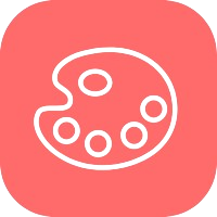 Icone palette de couleurs